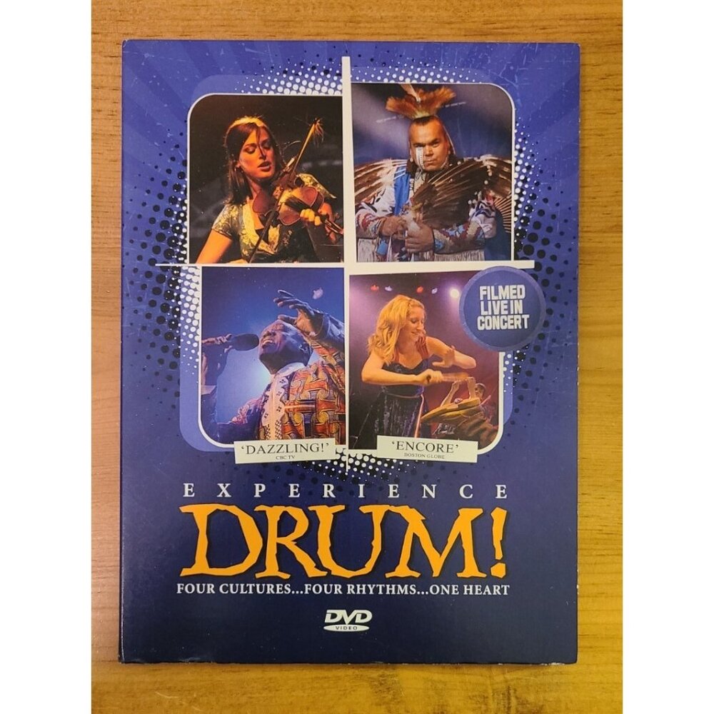 SIGNED Experience Drum! Four Cultures, Four Rhythms, One Heart (DVD, 2008)